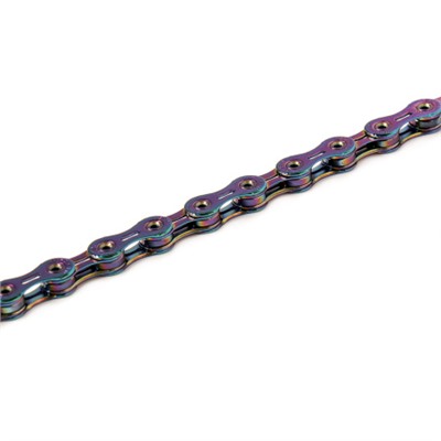 Велосипедная цепь SUMC 12 speed SX12SL RAINBOW 1/2"x11/128" 126L суперлайт 244 г (SHIMANO M9100 / KMC DLXC12) ГОСТ 30442-97 ISO 9633 /уп 25/