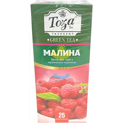 Чай Тоза черный с ароматом малины 25 пакетиков (кор*24)