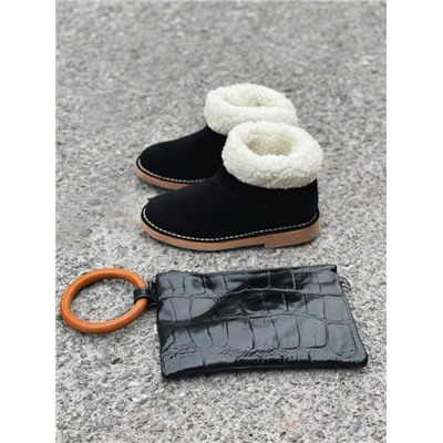 Ab.Zapatos UGY NEW R NEGRO+Pelle PULSERA NEGRO