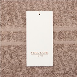 Коврик махровый SL HOME: Basic «Саббиа», 50×70 см, хлопок 100%