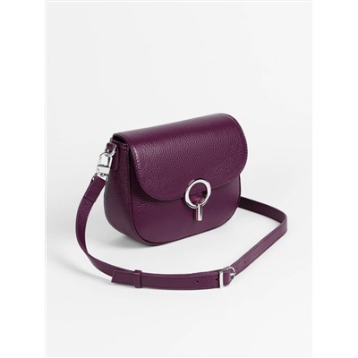 Женская кожаная сумка Richet 3292LN 603 Фиолетовый