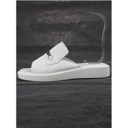 08-PEA115-1 WHITE Босоножки женские (натуральная кожа)