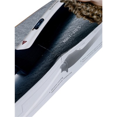 УЦЕНКА Плойка BRAYER 3202BR, 25 Вт, керамическое покрытие, d=9 мм,чёрно-серебристая