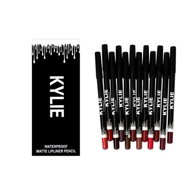 Набор карандашей для губ Rylie 12 шт