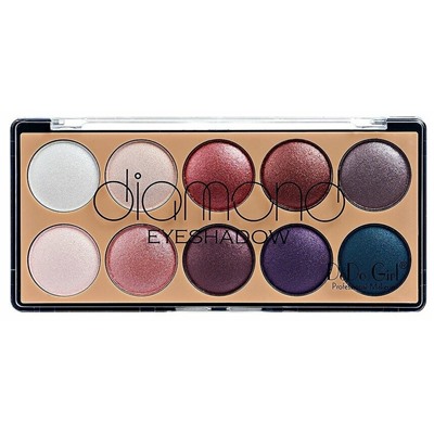 Палетка Теней Do Do Girl Diamond Eyeshadow 01 А 10 цветов