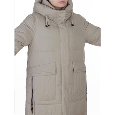 8359 LT. OLIVE Пальто зимнее женское (200 гр. холлофайбер)