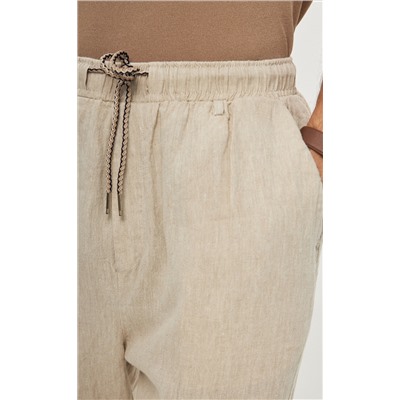 Брюки лен P411-0865 natural linen