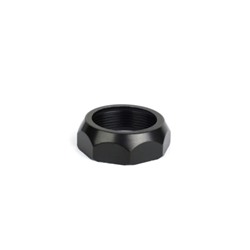 Гайка резьбовой рулевой колонки 1"1/8" чёрная BRBL /уп 600/