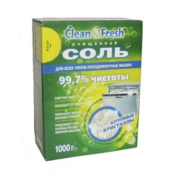 Соль для ПММ "Clean&Fresh" гранулированная 1 000г