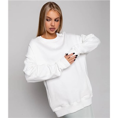 Свитшот #ОКТ1657, белый