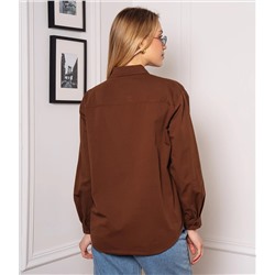 Рубашка #КТ6810 (4), шоколадный