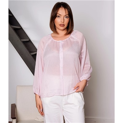 Блуза #КТ73 (2), пудровый