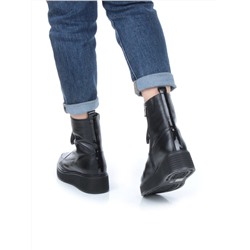 04-M3-5315 BLACK Ботинки зимние женские (натуральная кожа, натуральный мех)
