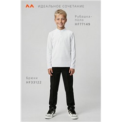 Рубашка-поло с длинным рукавом для мальчика Happyfox