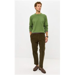 Брюки вельвет P421-0865 khaki