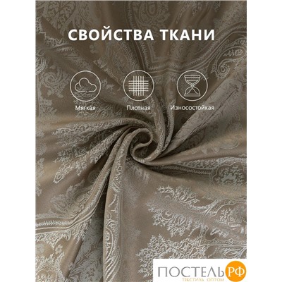 DAILY by T МАНИСА кор/бирюз Штора на шт.ленте 200х270-1пр.,плстр.