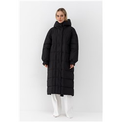 Пуховик женский черный