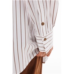 Блуза EOLA 2919 молочный_полоска