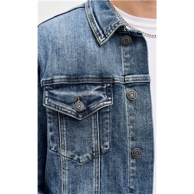 Куртка джинсовая мужская F311-1296 синяя