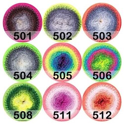 Пряжа Yarnart Flowers Vivid