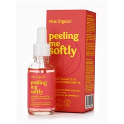 Пилинг 5 в 1 Peeling me softly, против несовершенств кожи, 30 мл, Miss Organic