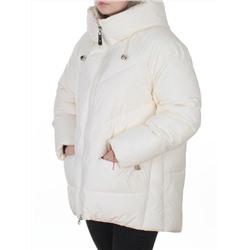 8808 MILK WHITE Куртка зимняя женская (150 гр. холлофайбер)