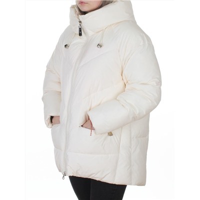 8808 MILK WHITE Куртка зимняя женская (150 гр. холлофайбер)