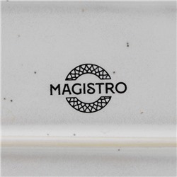 Блюдо Magistro Urban, 260 мл, 18×9.8×2.5 см, овальное, фарфор, белое