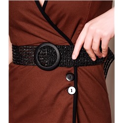 Платье #ОКТ266003, коричневый