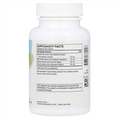 Thorne, Очищение печени, 60 капсул