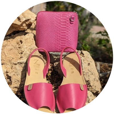 AB. Zapatos 320 FUXIA+Ab.Zapatos Pelle 306 (350) serpiente FUXIA АКЦИЯ