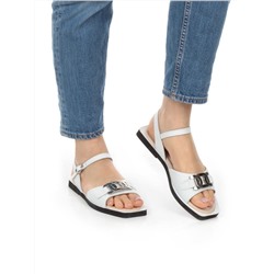 08-PED128-1 WHITE Босоножки женские (натуральная кожа)