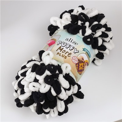 Плюшевая пряжа для вязания руками ALIZE, Puffy More Plus, 100% микрополиэстер, 11 м/250 г, (8006)