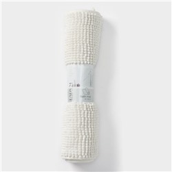 Коврик для дома LaDо́m, букли, плотность 1000 г, 50×80 см, белый