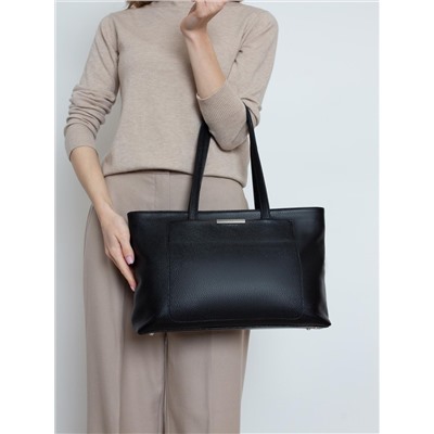 Женская кожаная сумка Richet 3195LN 376 черный