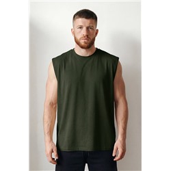 Мужская футболка оверсайз без рукавов Happyfox