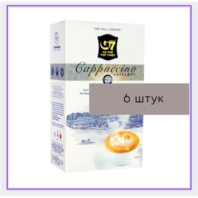 Растворимый кофе капучино ОРЕХ белая пачка ящик