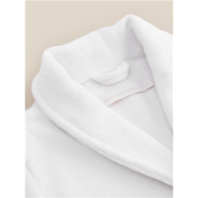 Халат махровый детский SL HOME: Kids «Блан де Блан», размер 38, 100% хлопок, 380 г/м²