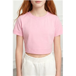 Укороченная футболка для девочки Happyfox