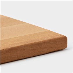 Доска разделочная с ручкой Magistro, 40×24×1.2 см, дерево дуб