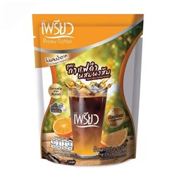 Кофе для контроля аппетита с Апельсином, Хромом и Гарцинией Preaw Instant Black Coffee 3.5 гр x 5 шт