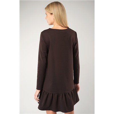 Женское платье - трапеция из футера Happyfox