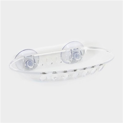 Мыльница на присосках Bath Collection, пластик, 15.5×9.5×3 см, МИКС