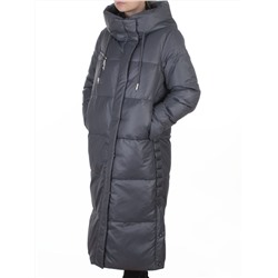 8310 DK. GRAY Пальто зимнее женское (200 гр. холлофайбер)