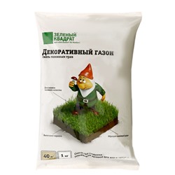 Газон декоративный «Зеленый квадрат», 1 кг