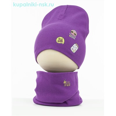 02-68-LT Комплект (колпак+снуд) (52-56)