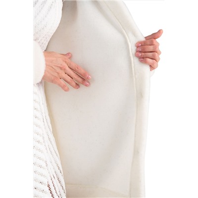 Кардиган ДЛИННЫЙ  ТЕДДИ цвет Ваниль