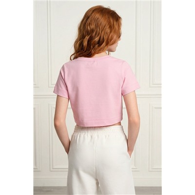 Укороченная футболка для девочки Happyfox