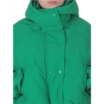 H24-033 GREEN Куртка пуховая зимняя женская (пух)