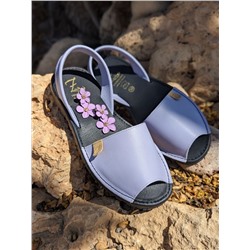 Ab.Zapatos 320-8 PC lila+Pendientes flores PA3768 lila